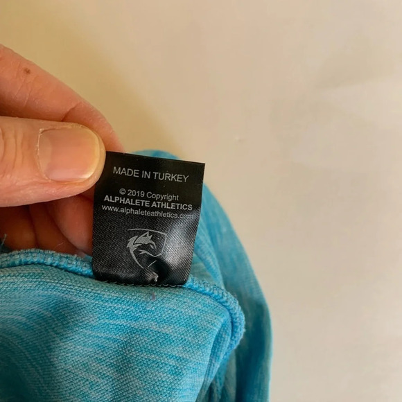 Alphalete OG Revival Leggings cayman blue, Size small - Picture 9 of 12